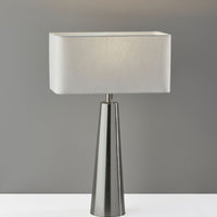 Urban Edge Slate Steel Metal Table Lamp