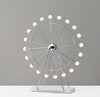 Chrome Ferris Wheel Large Table Lamp