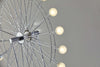 Chrome Ferris Wheel Large Table Lamp