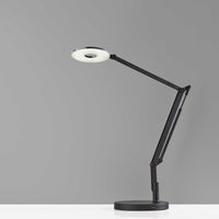 Bendy Black Metal LED Desk Lamp