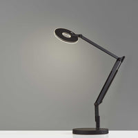 Bendy Black Metal LED Desk Lamp