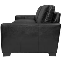 Black Full Classic Sofa 3 Seater