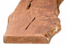Natural Acacia Wood Iron Metal Console
