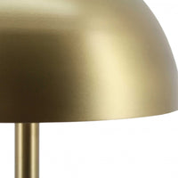 Modern Umbrella Style Antique Brass Table Lamp