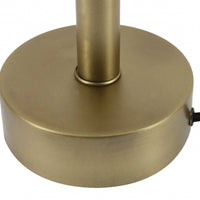 Modern Umbrella Style Antique Brass Table Lamp