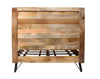 Natural Tones Mango Wood Queen Size Bed