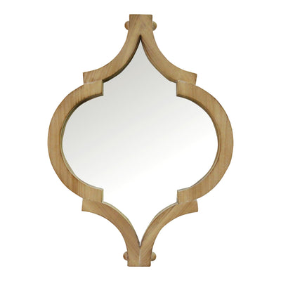 Bohemian Chic Moroccan Inspired Wood Wall Mirror