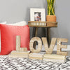 Tribal Design Love 3D Wood Wall or Table Decor
