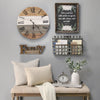 Family Where Life Begins Rustic Wood Wall Decor