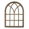 Distressed Wood Framed Window Arch Wall Decor