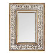 Wood Framed Wall Mirror