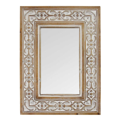 Wood Framed Wall Mirror