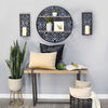 S 2 Black Laser Cut Sconces