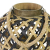 Boho Two-Tone Woven Lantern