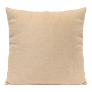 Square Sand Beige Tweed Textured Throw Pillow