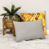 Shades of Yellow Abstract Design Square Pillow