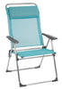 Set of 2 Aqua Premium XL Aluminum Folding Chairs