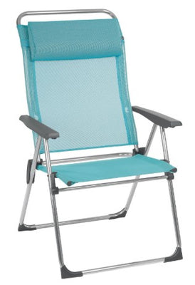 Set of 2 Aqua Premium XL Aluminum Folding Chairs
