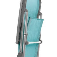 Premium Aqua Aluminum Low Folding Armchair