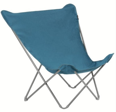 Modern Indoor Outdoor Teal XL Folding Lounge Chair