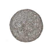 12" X 12" X 12" Silver Iron Extra Large Wire Sphere