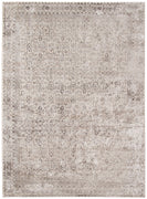 3.11" X5.07" X 0.38" Gray Polyester Area Rug