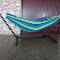 Ocean Stripe Double Classic 2 Person Hammock with Stand