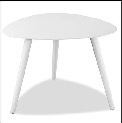 14 X 19 X 17 Powder Coated Aluminum Small Side Table