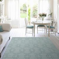 17" X 90" Ocean Polyester Rug