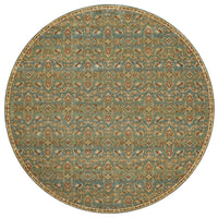 39" X 59" Turquoise Polypropylene Rug