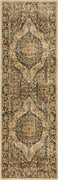 63" X 91" Mocha Polypropylene Rug