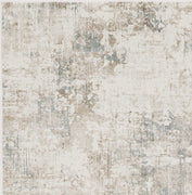 114" X 156" Ivory Polypropylene or Viscose Rug