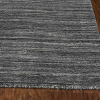 27" X 96" Charcoal Pet Yarn Rug