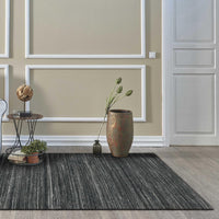 27" X 96" Charcoal Pet Yarn Rug