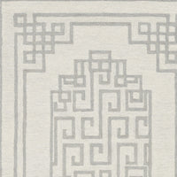 108" X 144" Ivory Grey Wool Rug