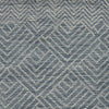 2' x 8' Denim Geometric Tiles Wool Runner Rug