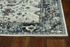 79" X 114" Ivory or Grey Polyester Rug