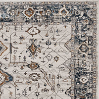 118" X 158" Ivory or Grey Polyester Rug