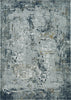 7'x10' Grey Machine Woven Abstract Indoor Area Rug