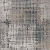 5' x 8' Grey Abstract Tile Area Rug