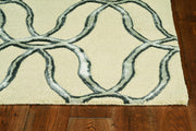 108" X 156" Silver Wool or Viscose Rug