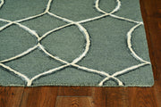 144" X 180" Charcoal Wool or Viscose Rug