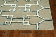 144" X 180" Mocha Wool or Viscose Rug