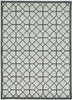 5' x 8' Ivory or Grey Geometric Tiles Area Rug