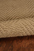 3' x 5' Natural Zigzag Pattern Jute Area Rug