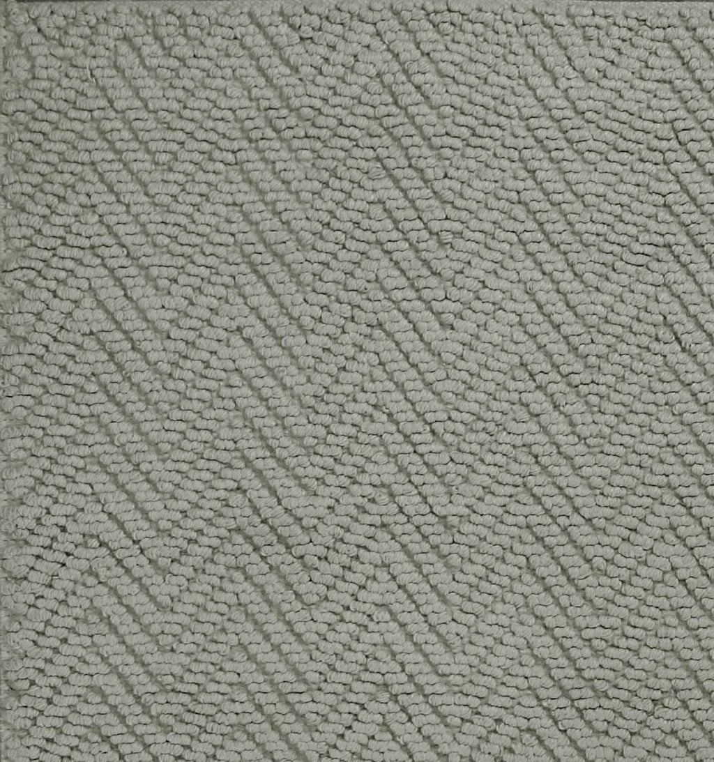 3'x5' Grey Herringbone Jute Area Rug