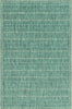 3'x5' Teal Machine Woven UV Treated Scandinavian Indoor Outdoor Rug