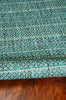 94" X 130" Teal Polypropylene Rug