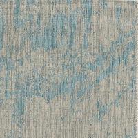 3' x 4' Teal Polypropylene Area Rug