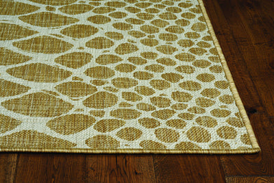 3' x 4' Natural Polypropylene Area Rug